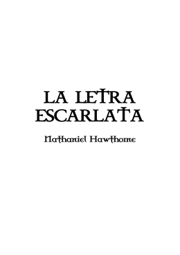 LA LETRA ESCARLATA