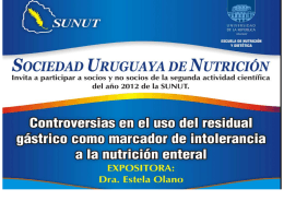 Residual Gástrico - Sociedad Uruguaya de Nutrición