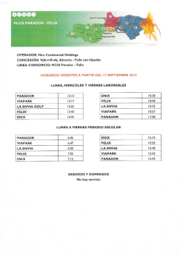 HORARIO AUTOBUS