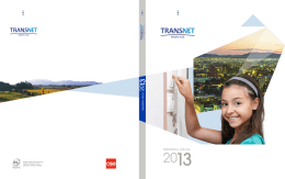 Memoria Transnet 2013