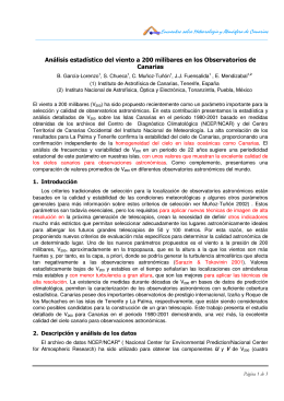 1er. Encuentro sobre Meteorología y Atmósfera de Canarias