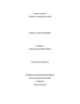 Trabajo Investigativo HISTORIA Y EVOLUCIÓN DEL