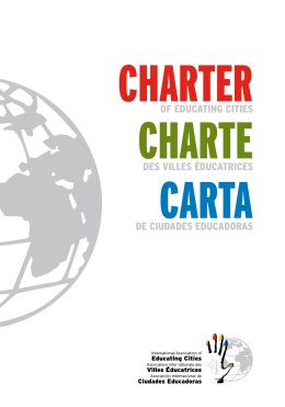 Carta en español, francés e inglés