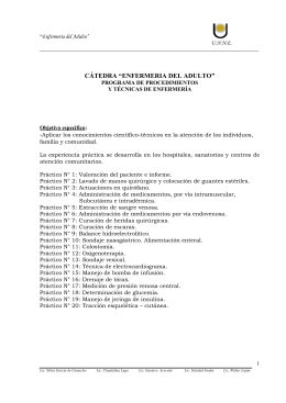 Manual de procedimientos de Adultos - Facultad de Medicina