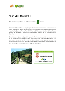 Vía Verde del Carrilet I (Girona)