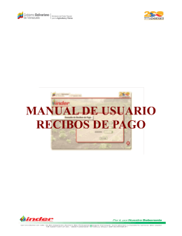 MANUAL DE USUARIO RECIBOS DE PAGO