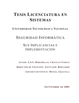 Seguridad Informática sus Implicancias e Implementacion