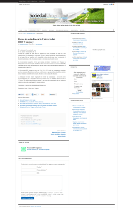 S_ociedad ru ` - Universidad ORT Uruguay