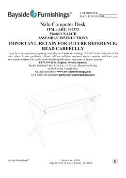 Nalu Computer Desk - Bayside Furnishings