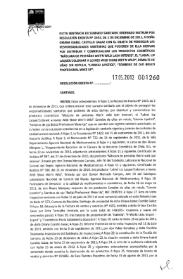 resolución exenta n° 2403, de 2 de diciembre de 2011. a doña