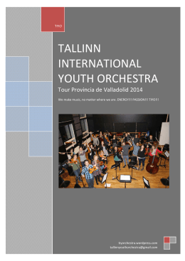 TIYO Tallinn International Youth Orchestra