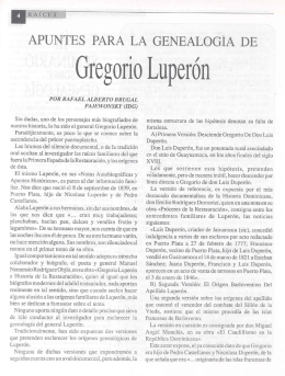Gregorio Luperón - Instituto Dominicano de Genealogía