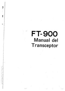 Manual Yaesu FT 900 Español