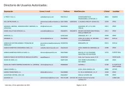 Listado por Tipo de Censo - Autoridad Portuaria de la Bahía de Cádiz