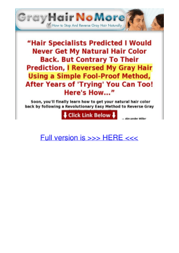 eBook How to Stop And Reverse Gray Hair Naturally T1cg