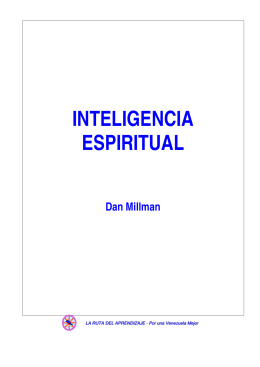 INTELIGENCIA ESPIRITUAL, Dan Millman