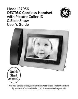 Model 27956 DECT6.0 Cordless Handset with Picture Caller ID