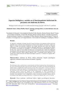 Aspectos biológicos y sociales en el funcionamiento intelectual de