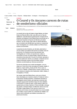 O Courel y Os Ancares carecen de rutas de senderismo