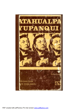Atahualpa Yupanqui - por Felix Luna