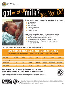 Breastfeeding Log and Diaper Diary