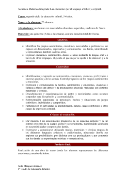 secuencia didactica integrada