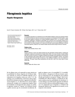 Fibrogénesis hepática