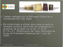 + Trabaje realizada per la Biblieteca Digital de la