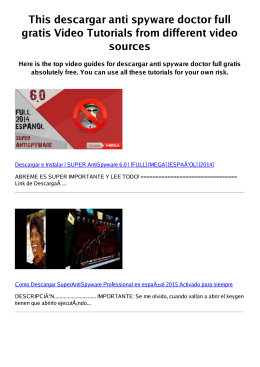 #Z descargar anti spyware doctor full gratis PDF video books