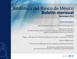 Noviembre 2014 - Banco de México