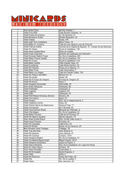 Listado hoteles 2 2010