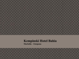 Kempinski Hotel Bahia