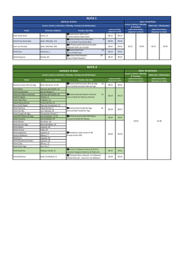 SERVICIO DE AUTOBUSES HOTELES 2015