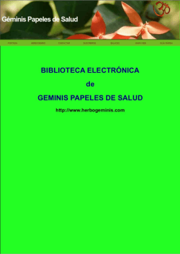 El mundo indígena 2005 - Géminis Papeles de Salud