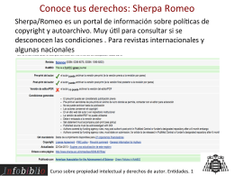 Conoce tus derechos: Sherpa Romeo