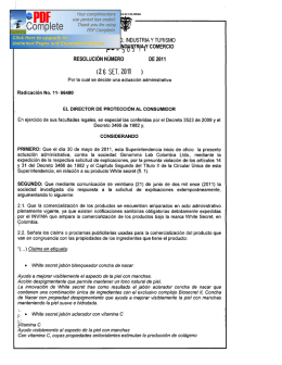 AlternaTIFF printout - Superintendencia de Industria y Comercio