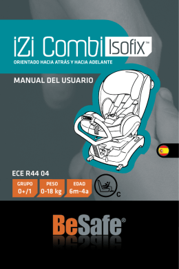 Manual de instrucciones | BeSafe Combi X3 Isofix