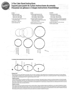 3-Tier Cake Stand Instructions