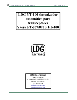 LDG YT-100 sintonizador automático para transceptores Yaesu FT