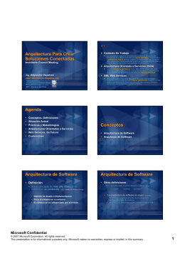 Arquitectura para crear Soluciones Conectadas - Faccia