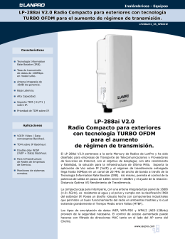 LP-288ai V2.0 Radio Compacto para exteriores con tecnología