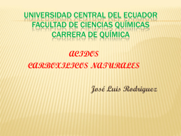 acidos carboxilicos naturales Jose Rodriguez - q