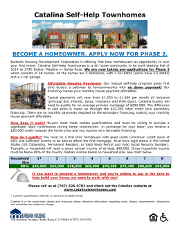 Catalina Self-Help Townhomes - Community Child Care Council of