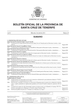 Boletín 045/2015, de fecha 8/4/2015