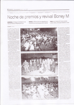Noche cie premios Y revival BoneY M