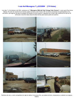 I ruta 4x4 Monegros 7 y 8/2/2004 (174 fotos)