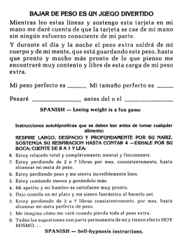 BAJAR DE PESO ES (IN JUEGO DIVERTIDO
