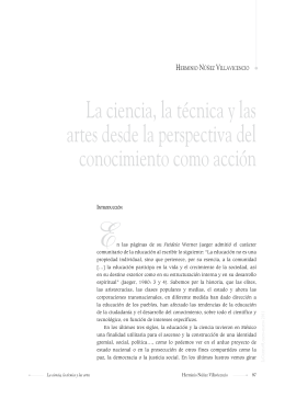 La ciencia, la técnica y las artes desde la perspectiva