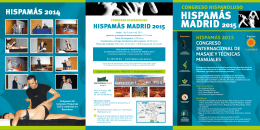 HISPAMÁS MADRID 2015 - IPN - Instituto Português de Naturologia