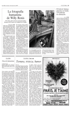 La fotografía humanista de Willy Ronis